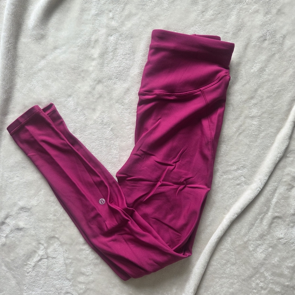 lululemon athletica Womans Fuchsia Leggings